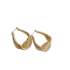 Spiral Hoops Earrings